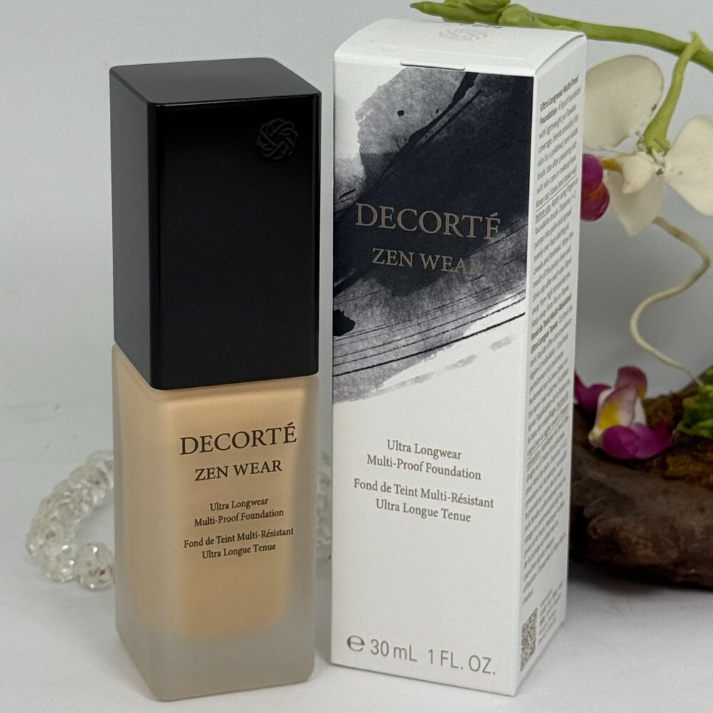 Decorte Zen Wear Ultra Longwear Multi-Proof Foundation - N22 - 1 fl oz - NIB